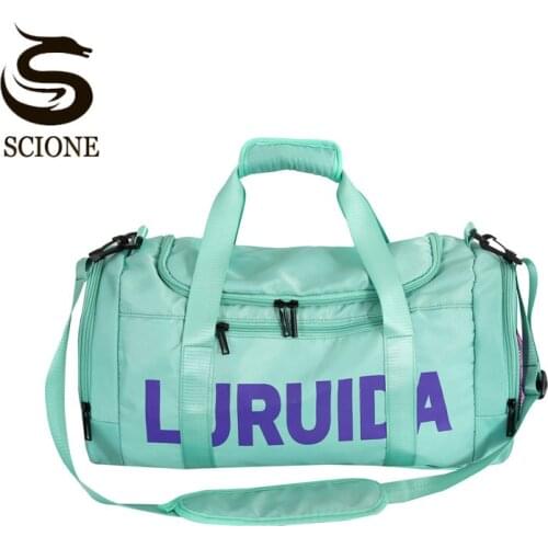 Casual Dry and Wet Separation Travel Bags Large Capacity Nylon Shoulder Bag Wear-resistant WaterProof Carry Crossbody Bag XA703M