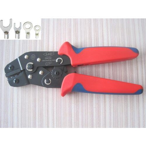 DN-02 Wire crimper for non-insulated terminals and connectors,mini cable lug crimping tools 0.25-2.5mm2