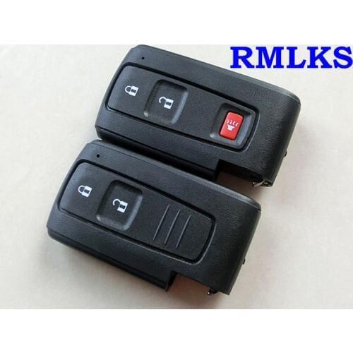 RMLKS For Toyota PRIUS 2004-2009 COROLLA VERSO Camry Smart Card Remote Car Key Shell 2 3 Button