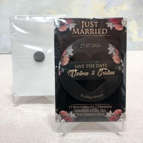 Save the Date Invitation Card Magnet Wedding, Engagement 20 pcs
