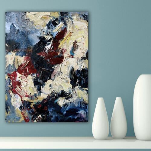 Top Art Hand Painted Oil Painting Wall Picture On Canvas 3D Palette Knife Flower tree For Living Room bedroom home decoration