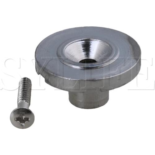 High Metal Chrome Bass Guitar String Tree Retainer Disc Style