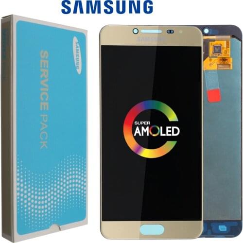 ORIGINAL AMOLED 5.2" LCD For SAMSUNG GALAXY C5 C5000 LCD Display Touch Screen Digitizer Assembly For SAMSUNG Galaxy C5 LCD