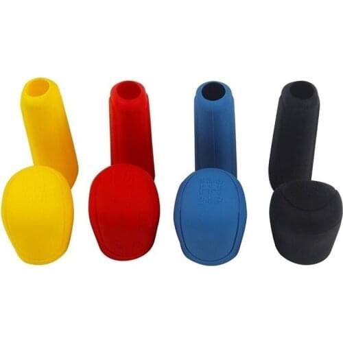 2Pcs Universal Manual Car Hand Brake Case Silicone Gear Head Shift Knob Cover Gear Shift Collars Handbrake Grip