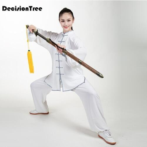 2021 chinese kung fu jiu jitsu clothing wushu uniform tai chi suit martial arts wushu traditional tang clothing for men women