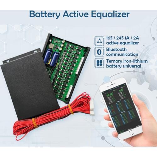 2S ~ 24S BMS Li-ion Lipo LTO Lifepo4 Lithium Titanate Battery Pack Intelligent Bluetooth APP BMS Active Equalizer