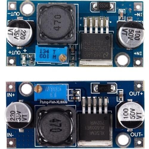 1Pcs Xl6009 3-32V To 5-35V Dc-Dc Adapter Booster Circuit Board Module & 1Pcs Lm2596S Dc-Dc Buck Power Supply Module Buck 3a Regu