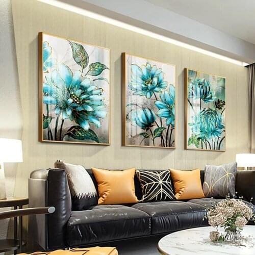 Full Square / Round Diamond 5D DIY Simple style Painted flowers Diamond Painting Embroidery Cross-stitch Mosaic Home Decoration