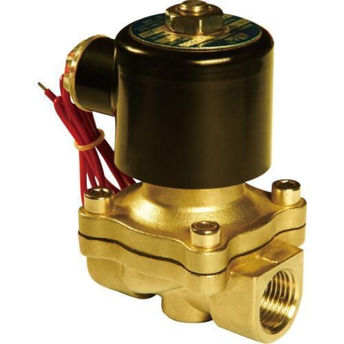 Free Shipping 5PCS DC24V 1/2" Water Solenoid Valve NC Brass Alloy Valve Body