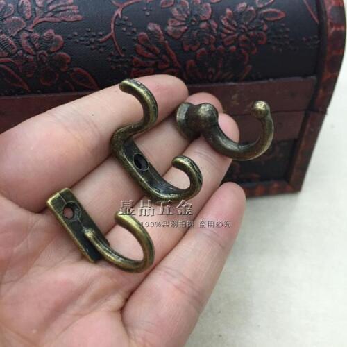 Coathook Black clothes hanging hook Single hook Antique Furniture Hardware hook up Furniture Hook wholesale