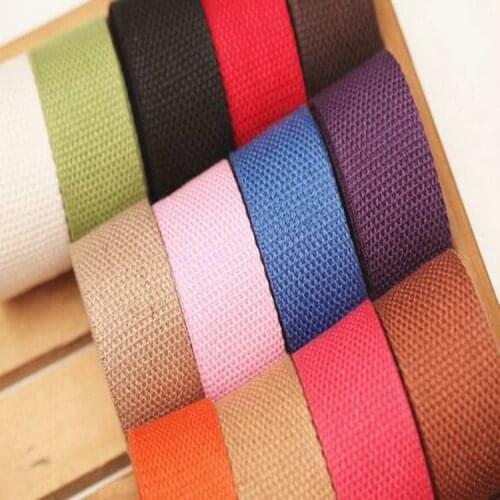 50MM Width Cotton Webbing Belting Fabric Strap Bag Making Thick Quality Sewing Craft Webbing 2 meter Thick 2.3mm