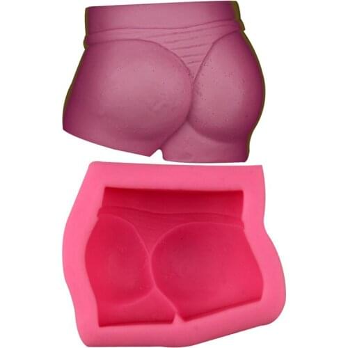 Sexy Bikini Hip Soap Making Tools Chocolate Cake Mold DIY Silicone Fondant Baking Mould Handmade Soap Aromatherapy Decor Crafts