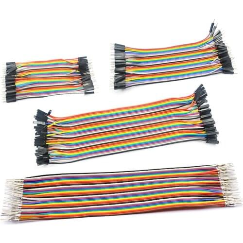 40p Cable Dupont Jumper Wire Dupont Male to Male + Female to Male + Female to Female Jumper Copper Wire Dupont Cable DIY KIT