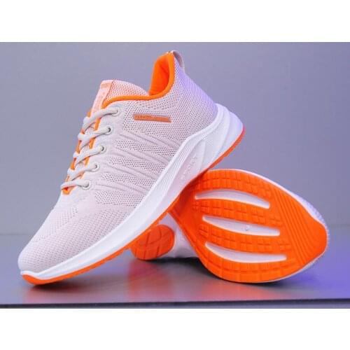Fashion Women Shoes New Breathable Female Low Cut Lace-Up Casual Sports Shoes Outdoor Comfortable Ladies Zapatos Sneakers