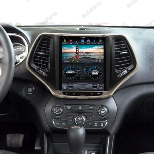 Tesla Style For Jeep Cherokee 5 KL 2013 - 2018 Car Radio Multimedia Video Player Navigation GPS Android 9.0 PX6