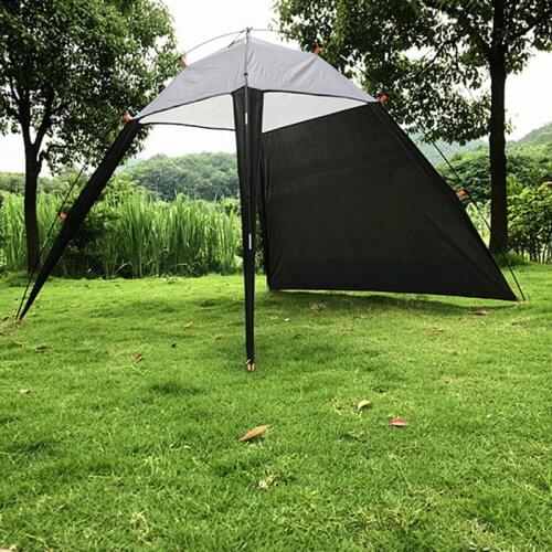 Portable Outdoor Beach Awning Awning Triangle Tent Camping Fishing Tent Nature Hike Tourist Camping Outdoor Tents