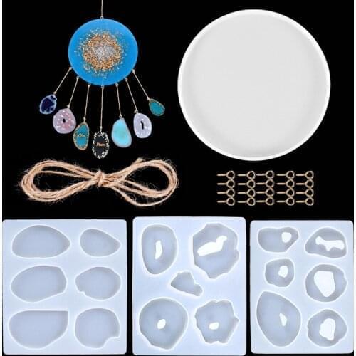 Silicone Mold Wall Hangering Pendant Decoration Mold Diy Special Craft Supplies for Table Home Decoration Best Gift HY