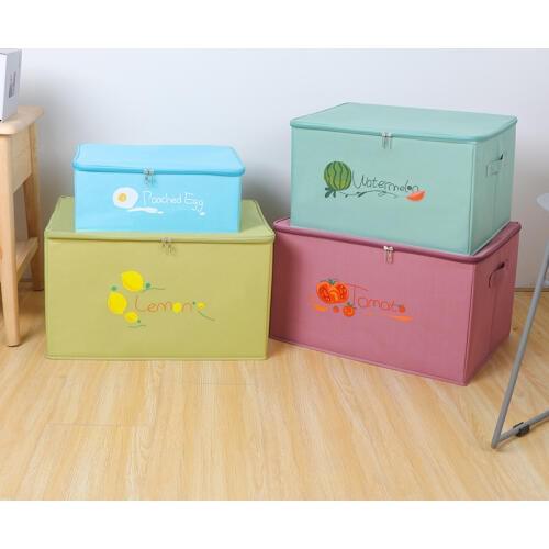 2020 Cube Folding Storage Box For Kids Toys Organizer Wardrobe Finishing Bins Clothing Underwear Shirt Storage Boxes