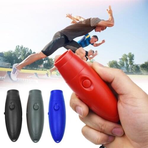 Three Tone Practical Electronic Electric Whistle Referee Tones Outdoor Survival Football Basketball Game Cheerleading Whistle