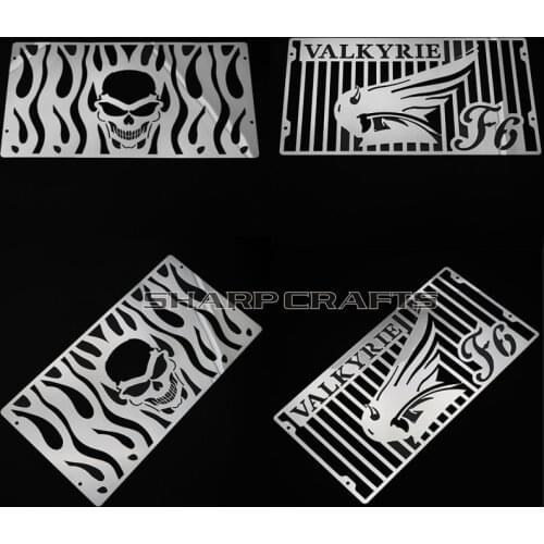 Top Quality Chrome Radiator Grill Cover Guard Protector Motorcycle For Honda VALKYRIE GL1500 GL 1500 All Years