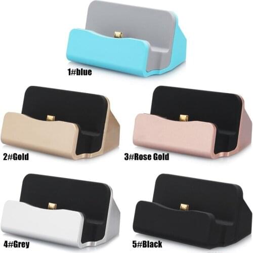 100pcs Charging Base Dock Station For iPhone X 8 7 6 USB Cable Sync Cradle Charger Base For Android Type C Samsung Stand Holder