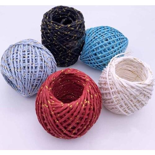 1Roll Colorful Hemp Rope 10M Thick Photo Wall Decoration Cords DIY Handmade Rustic Jute String Packing Gift Box Home Decor