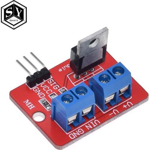 1PCS Great IT 0-24V Top Mosfet Button IRF520 MOS Driver Module For Arduino MCU ARM Raspberry pi