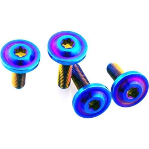 1pcs M4 M5 M6 M8 titanium alloy bolts butterfly inner hexagon screw blueing bolt screws 10mm~80mm length