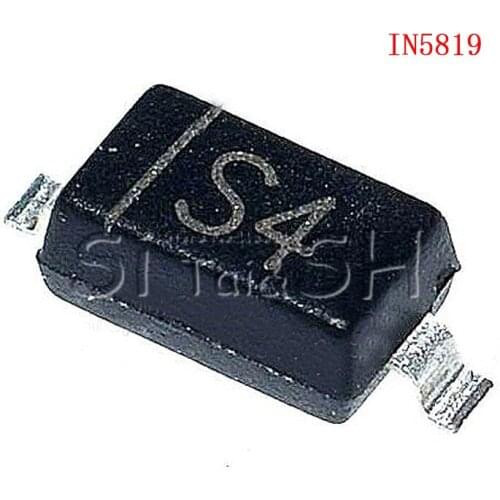 100pcs 0805 S4 B5819WS smd diodes IN5819 SOD-323