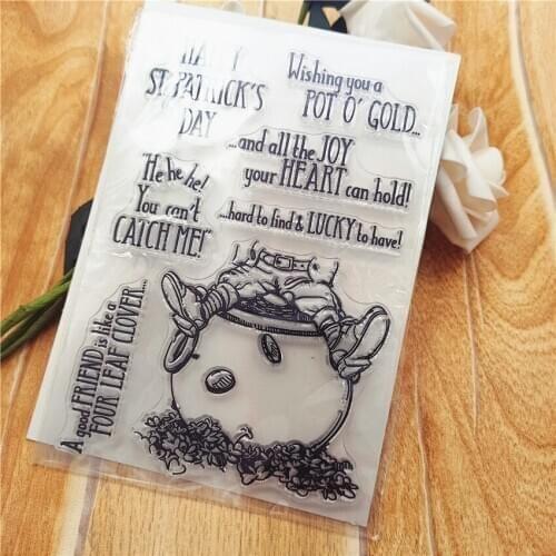 11*16CM Hot selling monsters seal transparent clear stamp silicone seal roller stamp DIY scrapbook album / card production