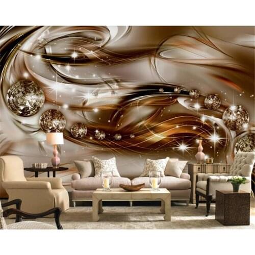 Beibehang 3D papel de parede European Style Precious Silk Diamond Living Room TV wallpaper for walls 3 d wall papers home decor