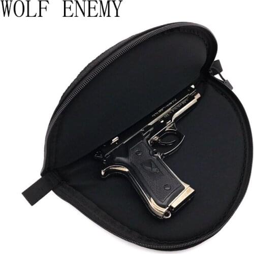 Tactical Portable BK Revolver Airsoft Pistol Rug Gun Carry Bag Holster Storage Case for Handgun Glock 17 18 19 22 23 M1911 P229