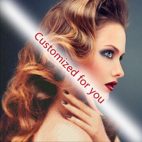 Photo custom! Cross stitch kits,Embroidery needlework sets ,11CT Water soluble canvas for Home Decor Painting, Pet Love Family