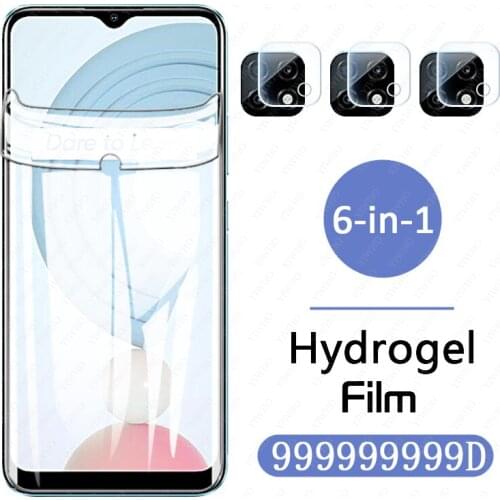 Hydrogel Protective Film Screen Protector For OPPO realme c21 Screen Protector on for realmec21 21c RMX3201 soft camera glass