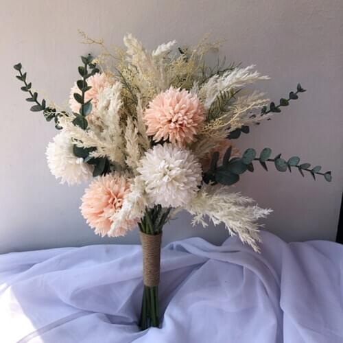 Bridal Bouquet Artificial Roses Wedding Bouquet For Bridesmaids Bride Wedding Flowers Bridal Bouquet Marriage Accessories