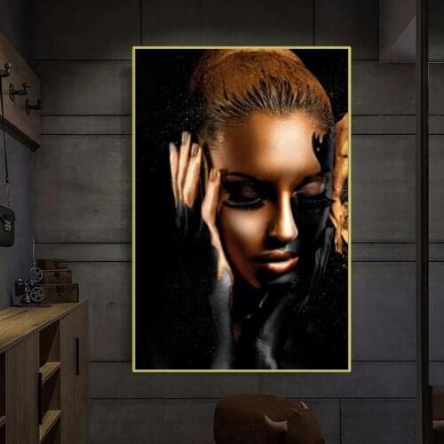 Modern Nude Painting Art Woman Portrait Oil Paintings on Canvas Scandinavian Wall Cuadros Pictures for Home Living Room Decor