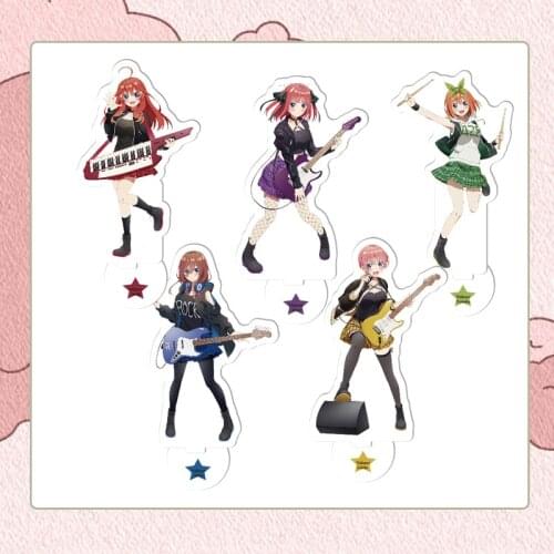 Quintessential Quintuplets Nakano Ichika Nino Miku Yotsuba Itsuki Acrylic Stand Figure Collection Model Toy Cosplay Doll