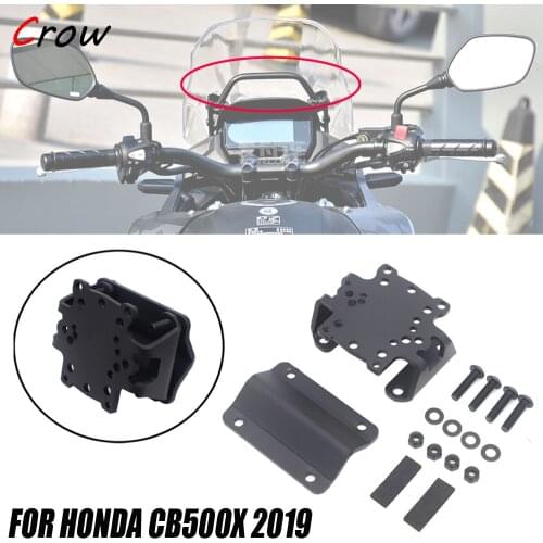 Motorcycle Windshield GPS Navigation Mobile Phone Bracket for Honda CB500X CB 500X 2017 2018 2019 Motorcycle Accessories