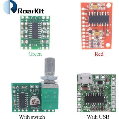 PAM8403 module digital power amplifier board miniature class D power amplifier board 2 * 3 w high 2.5 ~ 5 v USB DIY