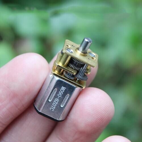 Small Motor All-metal Gearbox Robot N20 Motor Precision Micro DC 3V 3.7V 5V 6V 140RPM for Door-Lock Deceleration Slow Speed