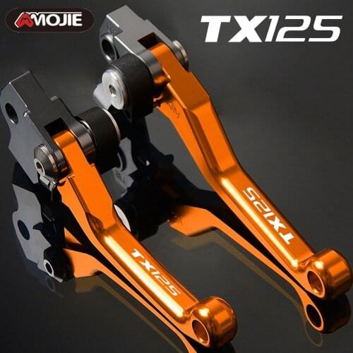 CNC handbrake TX125 Motorcycle DirtBike Motocross dirt bike Pivot Handlebar Brake Clutch Levers FOR HUSQVARNA TX125 2017 2018