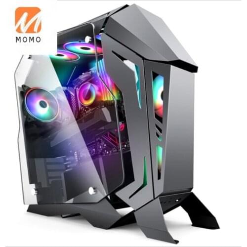 SATE(ALM5) 2021 small order rgb gaming Aluminum Computer Case Parts High Quality Custom Made OEM Customized Steel Window Style
