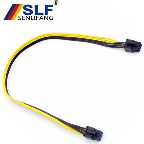Connector Cables UL 18AWG Wire 20cm for Miner CPU 4Pin Power Supply Extension Cable Cord Desktop ATX 4Pin Power Male to Female