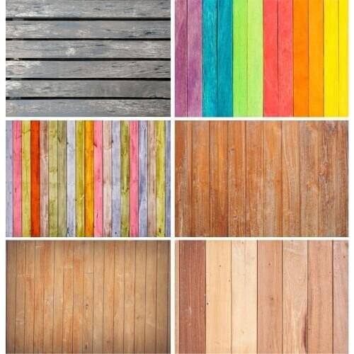 Vinyl Custom Wood Board Photography Backdrops Props Wooden Plank Floor Photo Studio Background 20925CS-08
