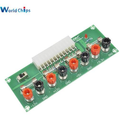 XH-M229 24 PIN Desktop Computer Chassis Power Supply ATX Transfer Board Power Take off Board Power Output Terminal Module