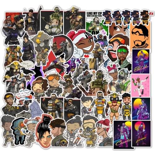 10/30/50pcs Apex Legends Game Graffiti Stickers For Kids Skateboard Laptop Luggage Fridge Motor Car Wall DIY Sticker Decals Toy