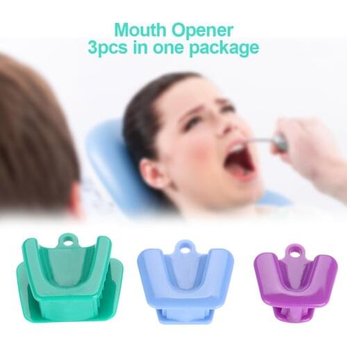 3pcs / Set Soft Mouth Opener Intraoral Retractor Dentist Tools Oral Care Accessories