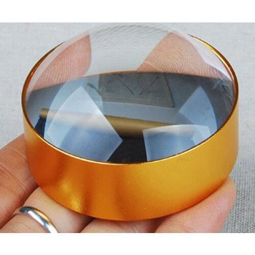 3X Optical Convex Lens Circle Domed Paperweight Magnifying Glasses Desktop Spherical Optical Magnifier