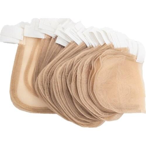 4 * 4 Lace Hair Block Net Bottom Full Human Hair Accessories Hand Woven Hair Block Lace Closure Korean Hair Net