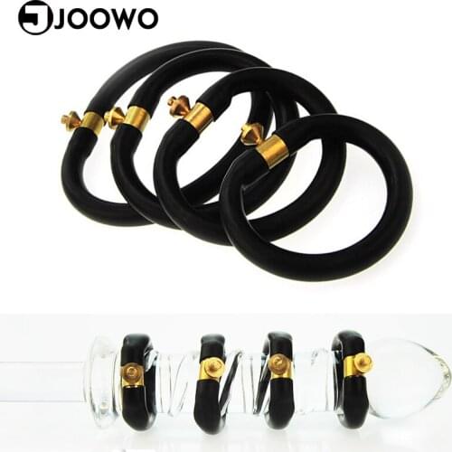 4PCS Accessories Male Electric Pulse Penis Dick Ring Electro Shock Penis Extender Cock Sex Toy Adult Products for Men